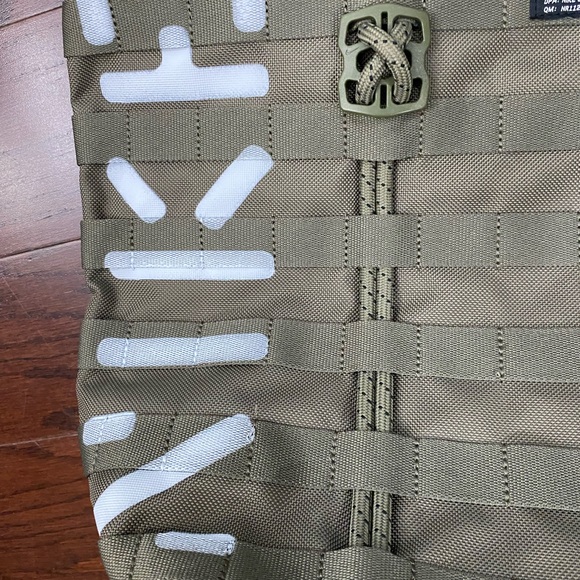 RARE Nike AF1 SF Printed Graphic Tote Bag Military Green Cord Gym Promo Military - Picture 2 of 5